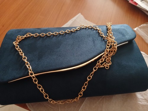 Pochette donna scamosciata - , blu