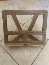 Leggio da Tavolo pieghevole, regolabile in legno x libri, stampe, icone