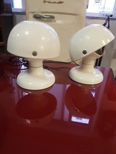 2X Lampada Da Tavolo Abat Jour Fungo Flos Tobia Afra Scarpa Anni 60 Vintage