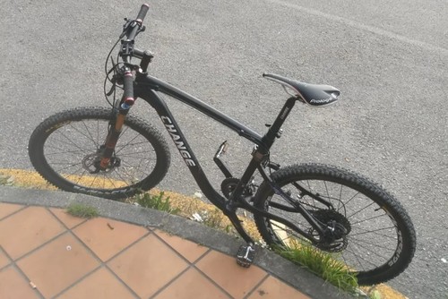 Folding mountain bike - folding,