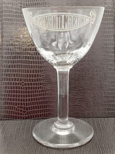MARTINI SPUMANTI  BICCHIERE  DA COLLEZIONE PUBBLICITARIO VINTAGE 30/40's