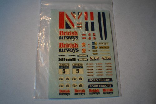 Decal ford escort rs - 1/43,