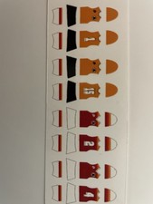 Decal miniature subbuteo - decal, as