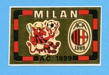 CALCIATORI PANINI 1976-77-Figurina-Sticker n. 184 - MILAN SCUDETTO -Rec