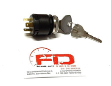 BLOCCHETTO COMMUTATORE AVVIAMENTO ACCENSIONE CON CHIAVE  FIAT 500 F L R  CROMATO