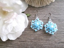 Orecchini pendenti a spirale