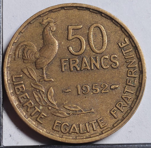 Francs guiraud 1952 - 50,