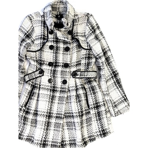 Cappotto byer nero bianco - cappotto,