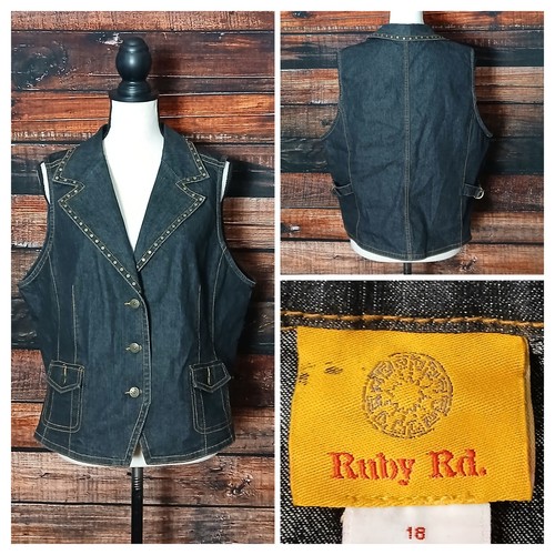 Gilet jeans ruby taglie - rd,