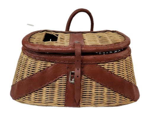 Cestino vintage pelle di - in,