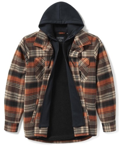 Giacca camicia con cappuccio