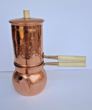 Caffettiera napoletana in rame 3/4 tazze marca Forzani