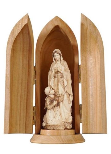 Statua madonna lourdes - di, in