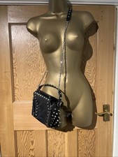 Borsa a mano Zara nera argento