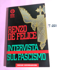 RENZO DE FELICE-INTERVISTA SUL FASCISMO-"BESTSELLERS"OSCAR MONDADORI 1995(LIBRO)