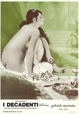 Locandina original I decadenti Mazzotta editore presentazione volume Battiato 