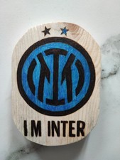 Quadretto FC INTER pirografia
