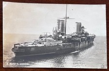 FOTO CARTOLINA MARINA "REGIA NAVE S. GIORGIO" VIAGGIATA 1913