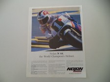 advertising Pubblicità 1989 CASCO HELMET NOLAN N 44 e SITO PONS