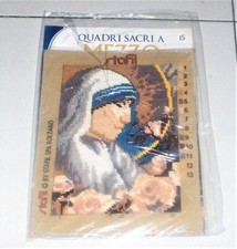 Quadri sacri a mezzo punto 20 MADRE TERESA DI CALCUTTA - Fabbri Stafil