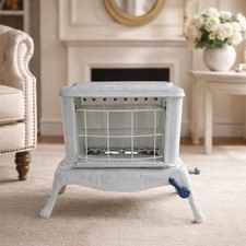 Antica stufa a gas in ghisa