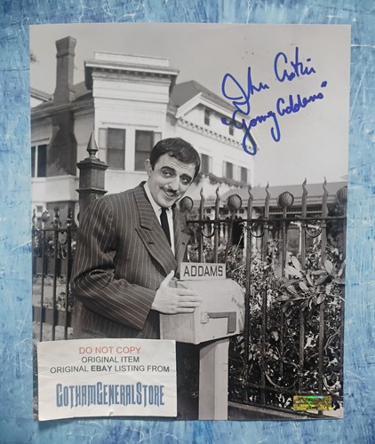 John astin autografo firmato - firmato, a