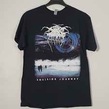 T-shirt ufficiale DARKTHRONE Soulside Journey L GRANDE nera uomo logo fascia