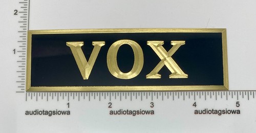 Vox amplifier custom engraved - vox,