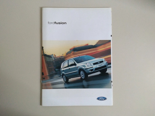 Depliant brochure ford fusion - depliant,