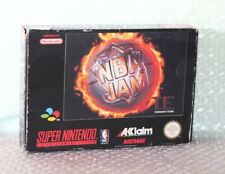 NBA JAM Tournament Edition Super Nintendo SNES NO GIOCO scatola manuale original