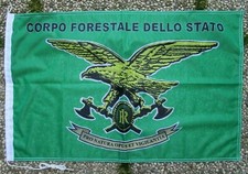 Bandiera  "CORPO FORESTALE DELLO STATO - C.F.S." - Dim. cm. 50X75 - Collezione
