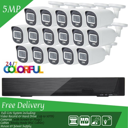 5mp colorvu cctv - colorvu, system