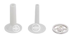 Imbuti + corona insaccatrice Reber kit 2 imbuto per tritacarne tc n 12 - Rotex