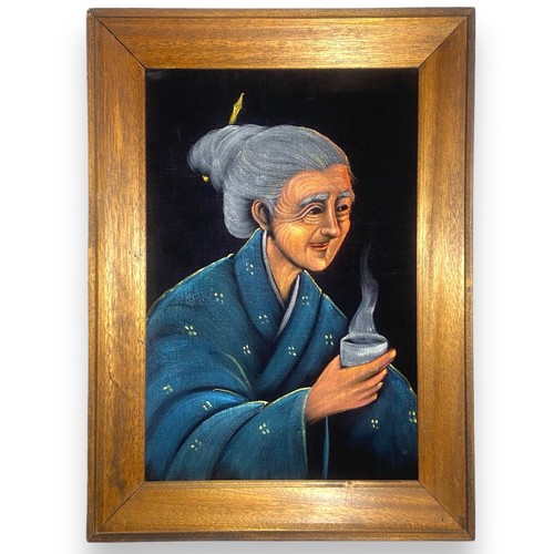 Quadro ritratto donna asiatica