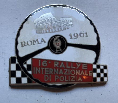 Distintivo auto tedesco rally - distintivo,