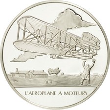 France, Medal, L'aéroplane à