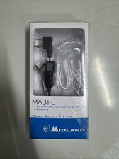 Microfono Con Auricolare Pneumatico 2 Pin Midland CTE MIDLAND MA31-L Microfono C