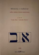 Memoria e tradizione nella