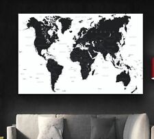 Quadro Stampa Mappa del Mondo