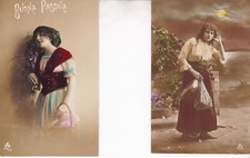 DUE CARTOLINE PRIMI 900  VIAGGIATE ITALIA 