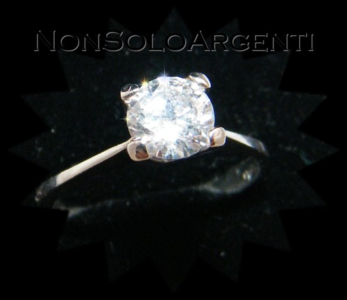 Anello solitario uomo donna - anello,