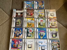 Lotto 18 Videogiochi Nintendo DS Puzzle Brain Arcade Completi + Manuali PEGI 3+