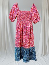 Abito Maxi Cotone A Livelli