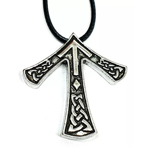 Collana con ciondolo runa
