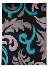 Tappeto nero moderno economico