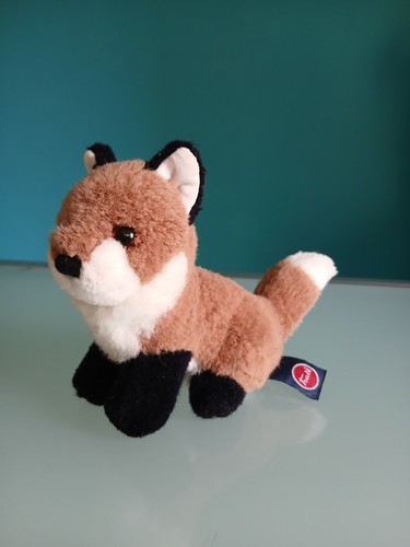 Trudi peluche volpe - "trudi", volpe,