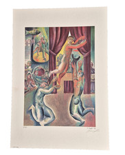 Antonio Vangelli Il CIRCO serigrafia 48x33