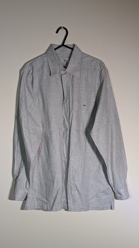 Camicia uomo lacoste grigio - camicia,