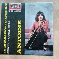 ANTOINE-Le Divagazioni d'Antoine   7”  45 giri  ITALIA  1966  Vogue