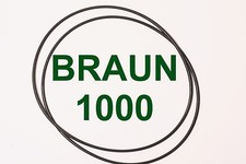 CINGHIE CONTANASTRO BRAUN 1000 REGISTRATORE A BOBINE BOBINA NUOVE FRESCHE SET